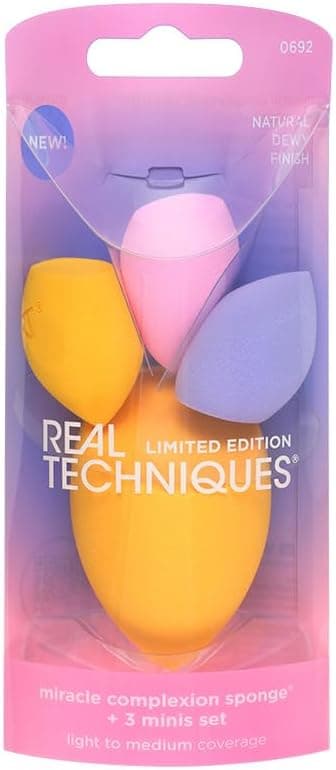Real techniques miracle sponge və 3 mini miracle complexion sponge