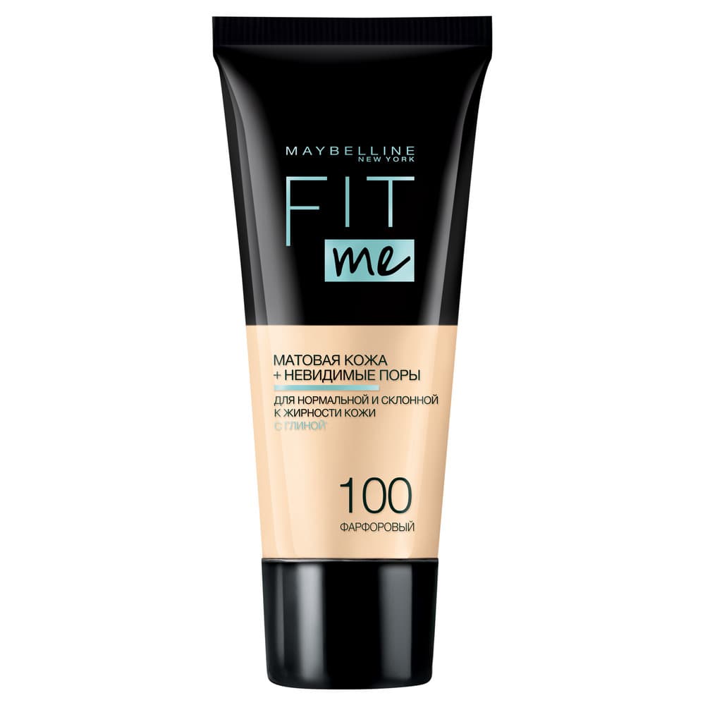 Maybelline fit me matte poreless foundation 100