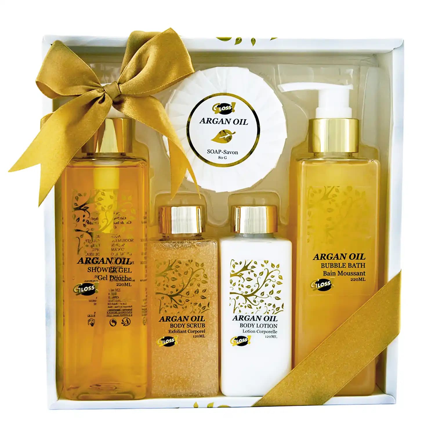 Coffret de bain essential argan oil  6li set