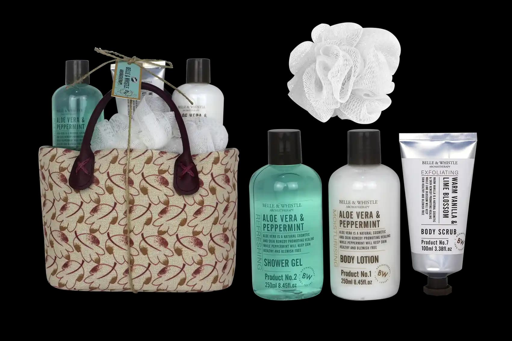 Sac de bain aromatherapy 4lu set