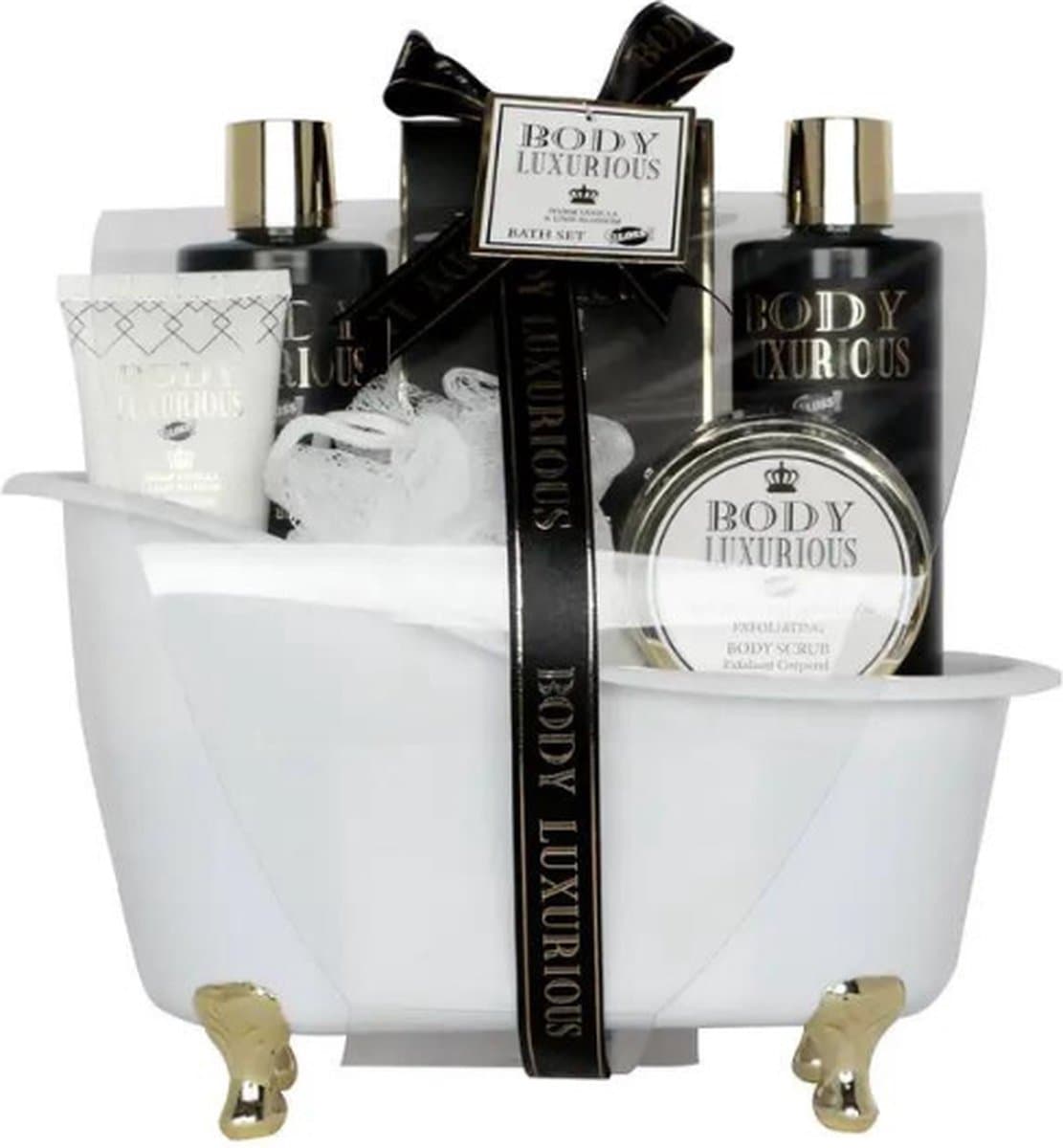 Baignoire de bain body luxurious 6li set qara