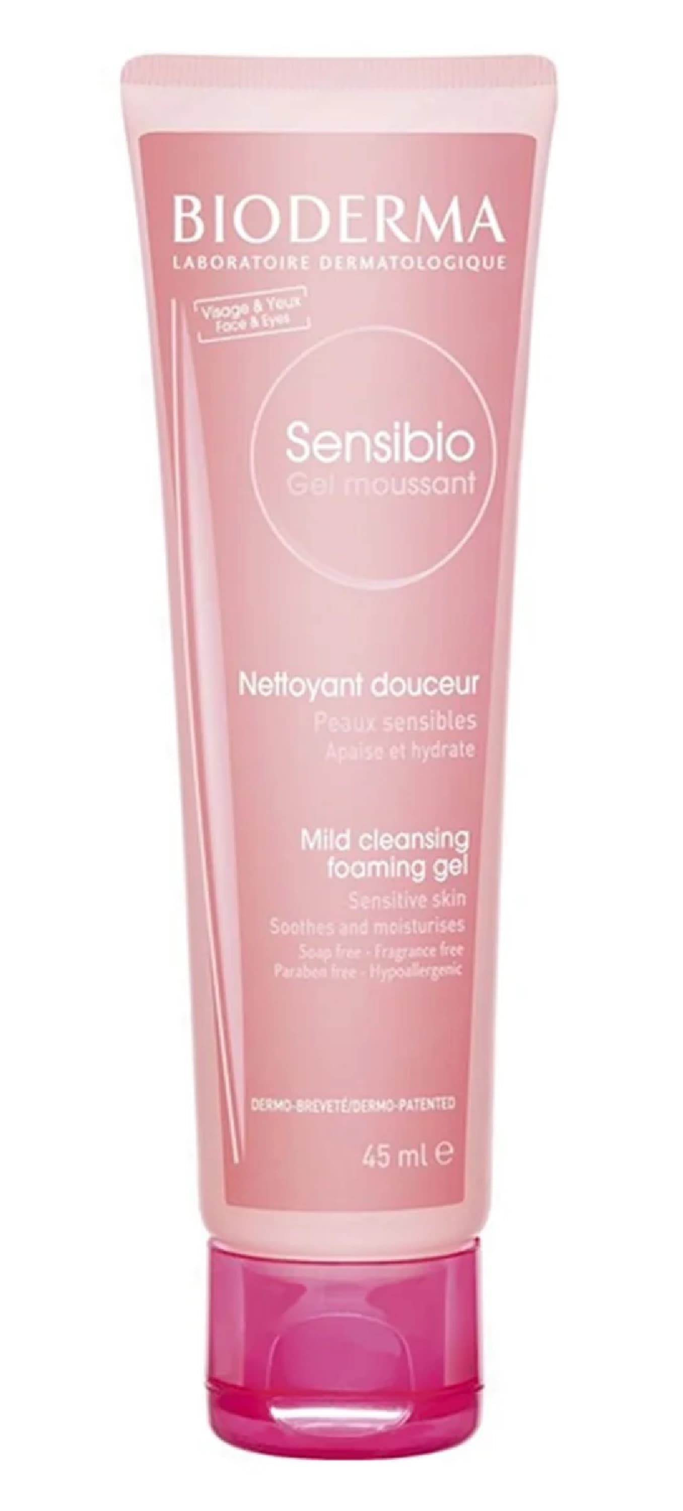 Bioderma üz təmizləmə geli, həssas dəri üçün, 45 ml