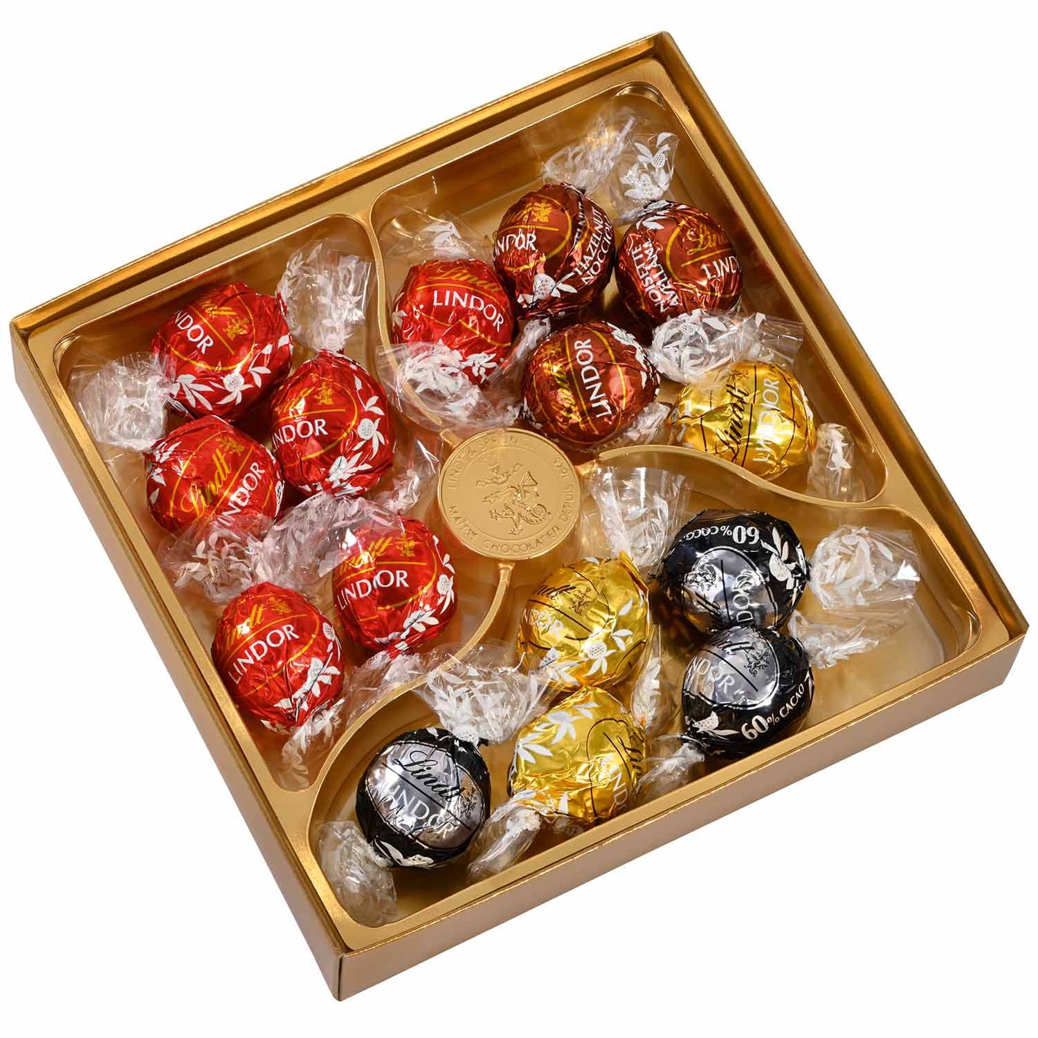 Lindt lindor sokolad 187 qr gold box