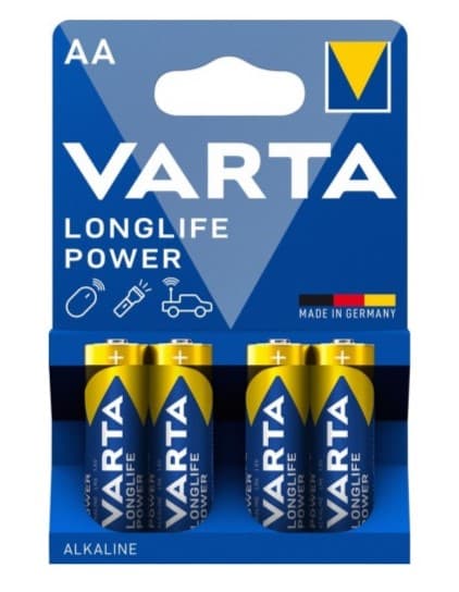 Varta longlife power aa batareya, 4 ədəd
