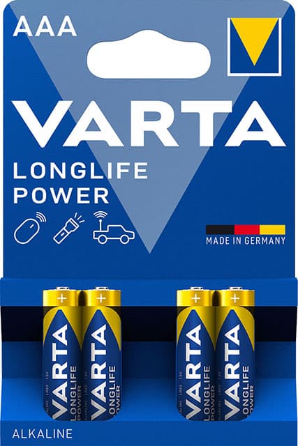 Varta longlife power aaa batareya, 4 ədəd