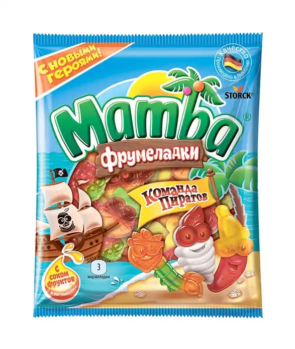 Mamba jelibom 70 qr meyveli mavi