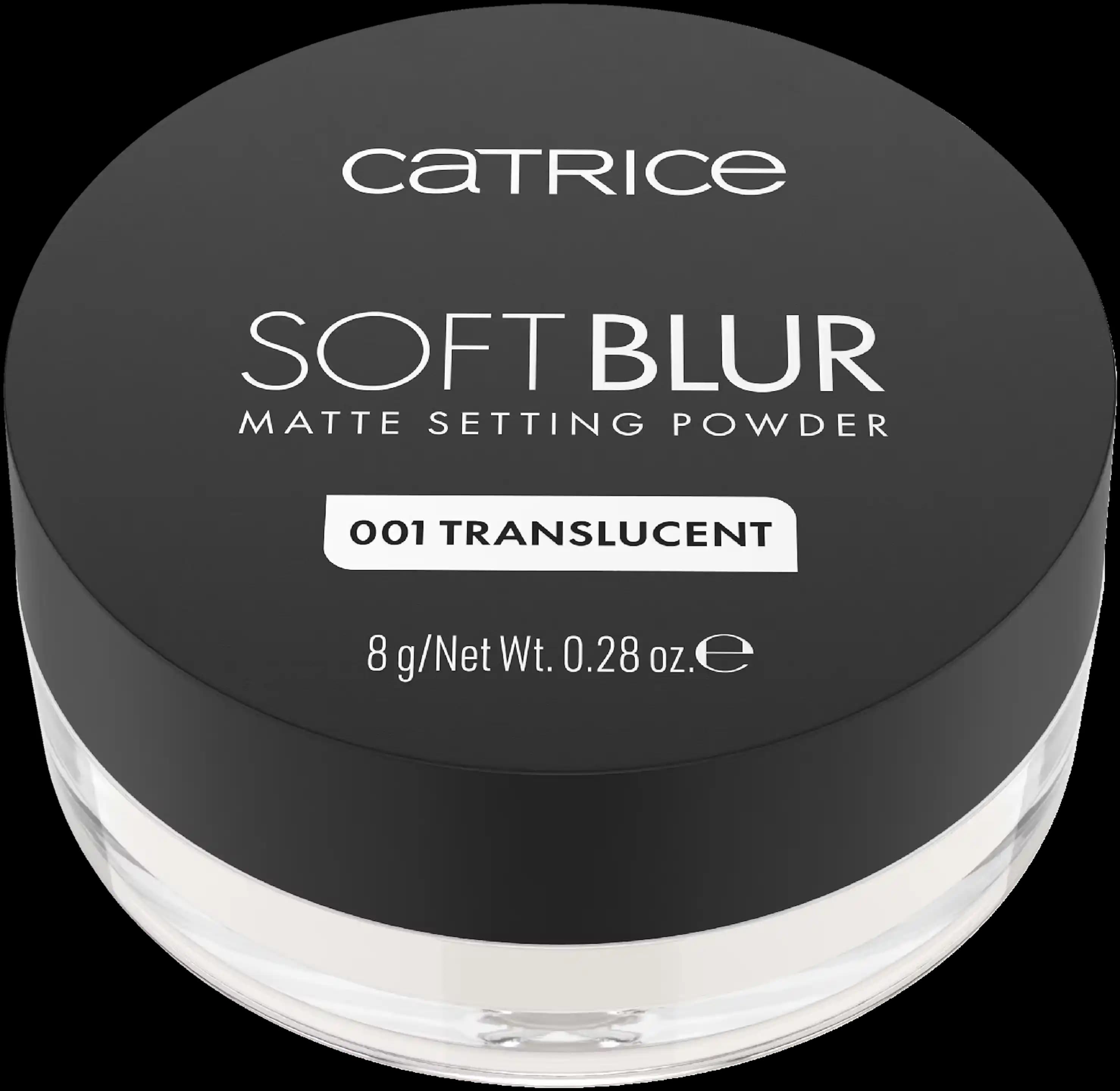 Catrice soft blur mat sabitləyici pudra, 001