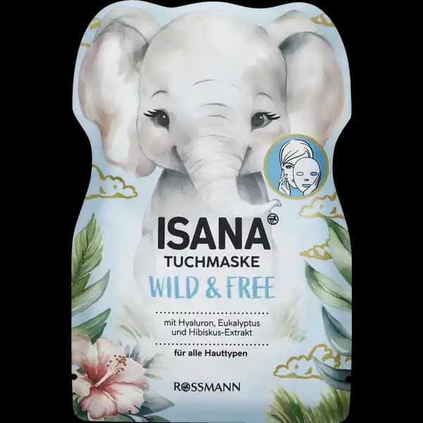 Isana тканевая маска для лица с пептидами