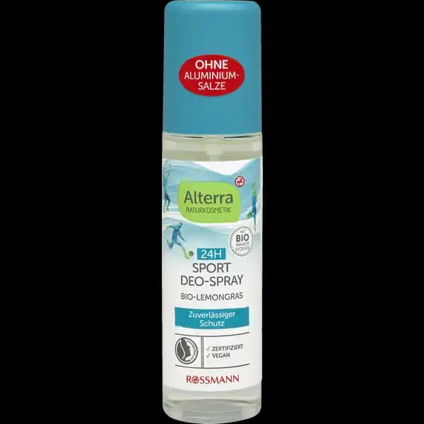 Alterra orqanik deo sprey 75 ml sport limon