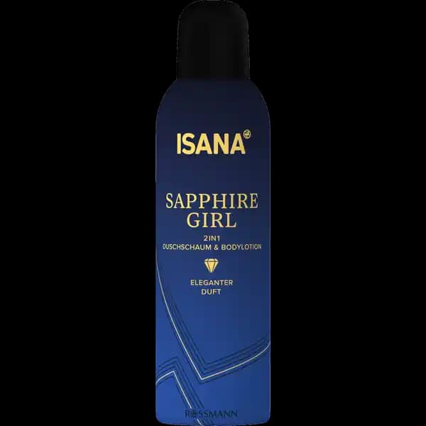 Isana sapphire girl 2-si 1-də duş köpüyü, 200 ml