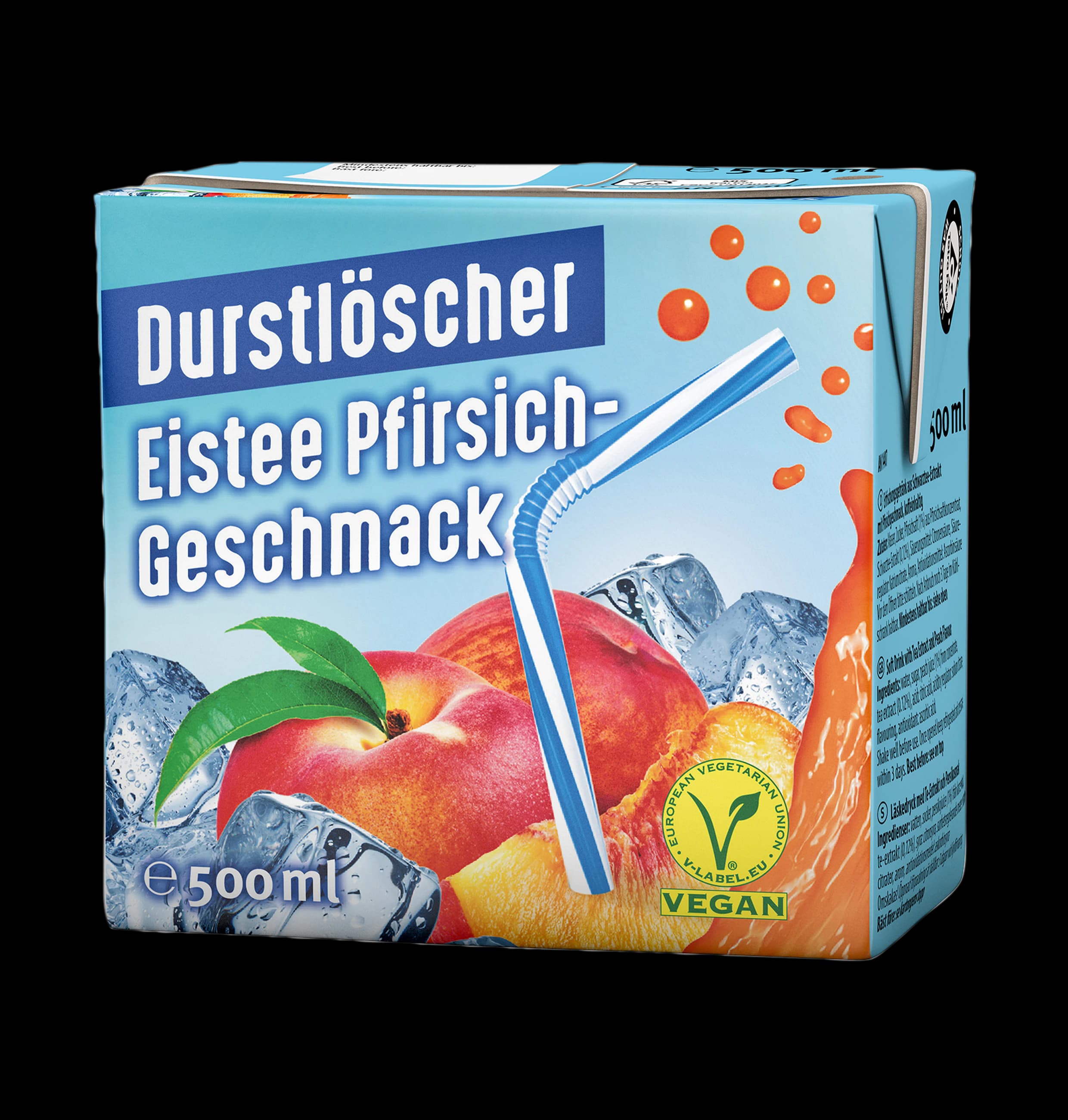 Durstlöscher şaftalı soyuq çay meyvə içkisi, 500 ml
