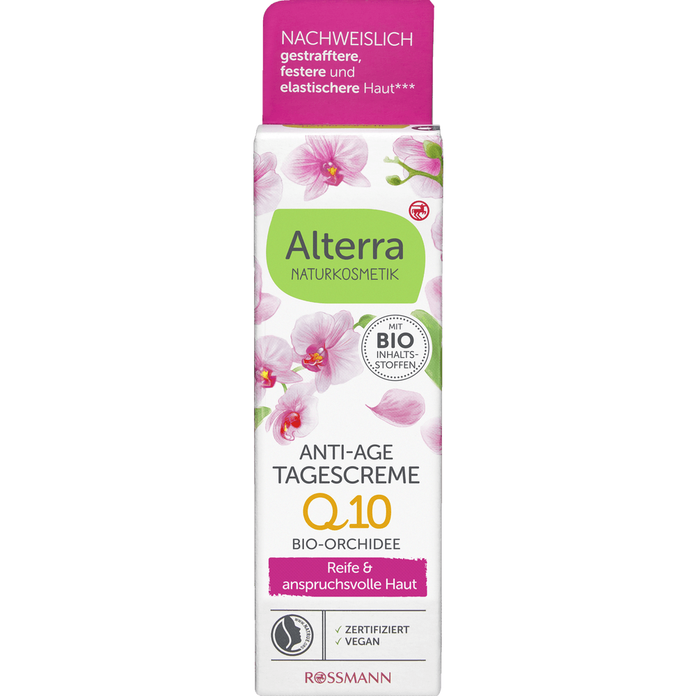 Alterra orqanik uz krem gun 50ml yaslanmaya qarsi
