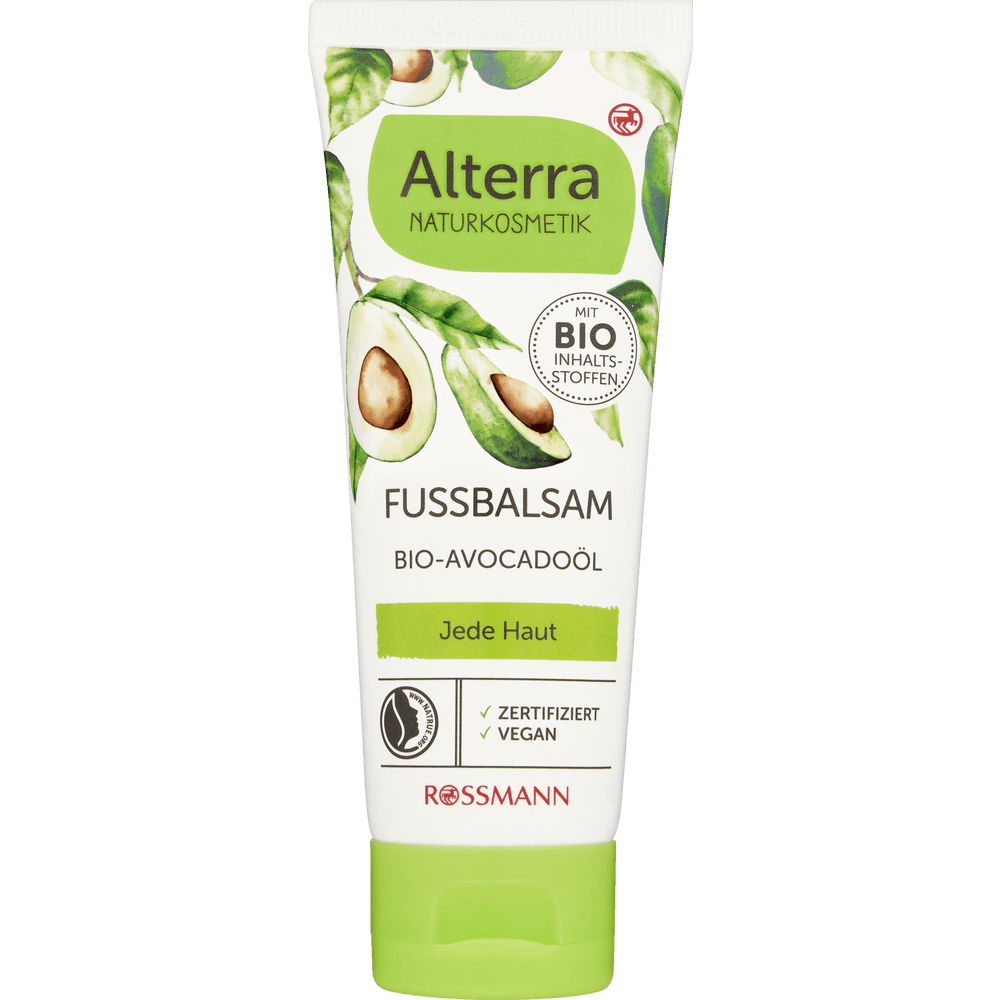 Alterra orqanik ayaq balzam 75ml avokado