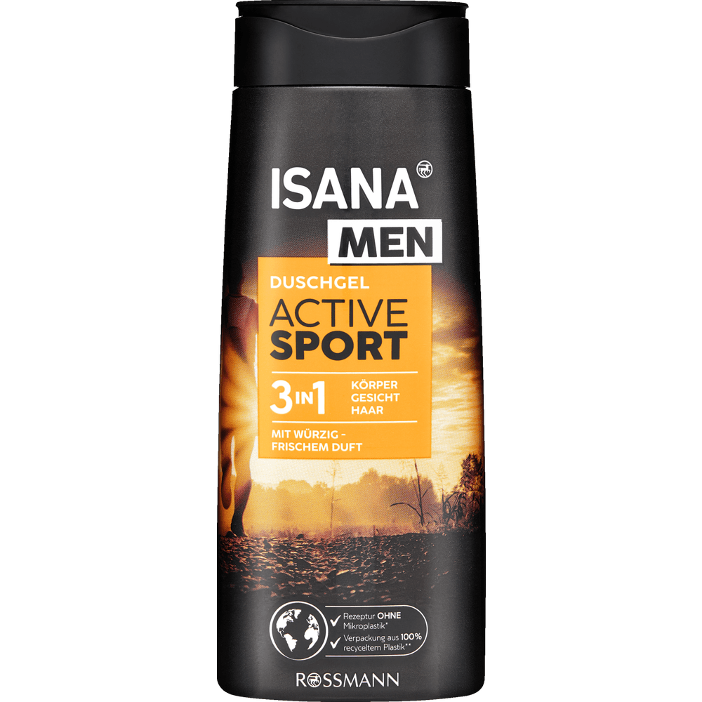 Isana kisi dus gel 3in1 300ml sport