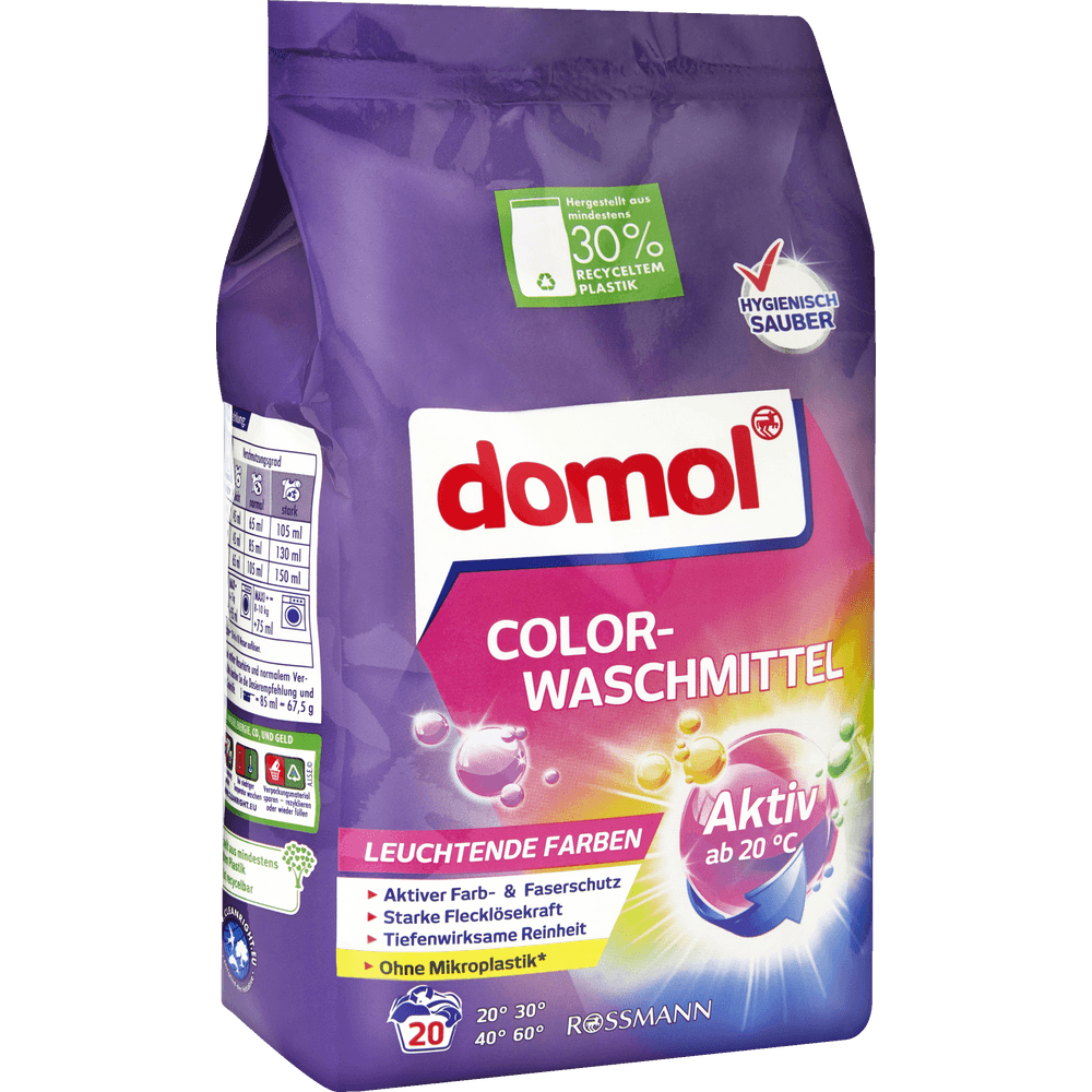 Domol yuyucu toz 1.35 kq rengli paltar 20 yuma