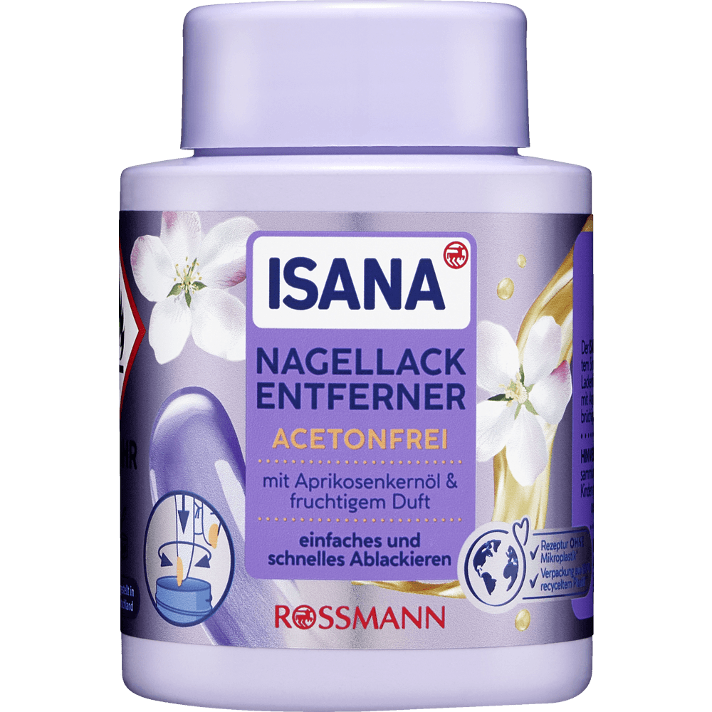 Isana dirnaq ucun aseton 75ml