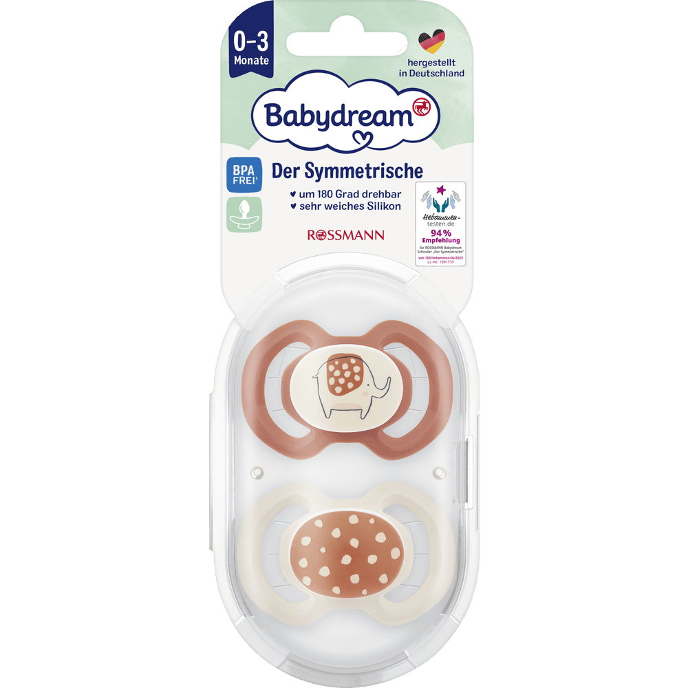 Babydream emzik simmetrik silikon 0+ 2 ed