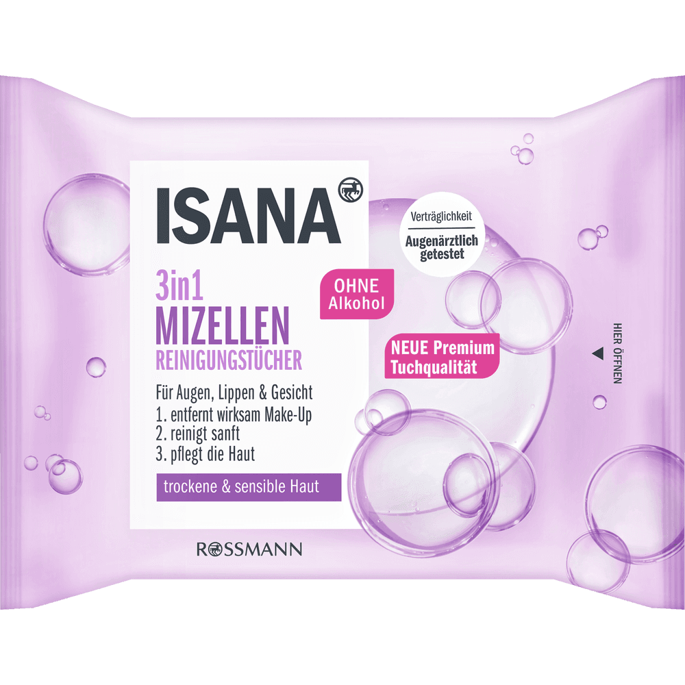 Isana uz temizleyici nem salfet 3in1 25ed msselyar