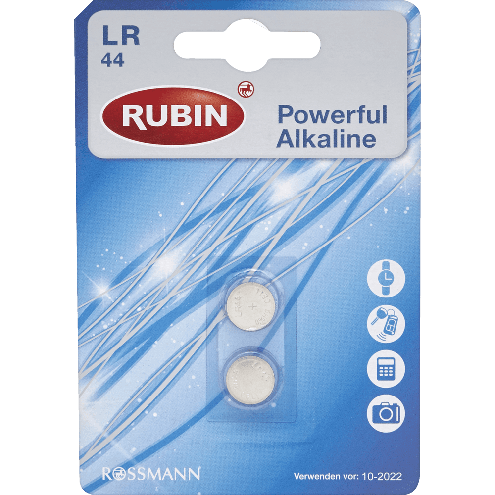Rubin batareya alkaline lr44 2ed