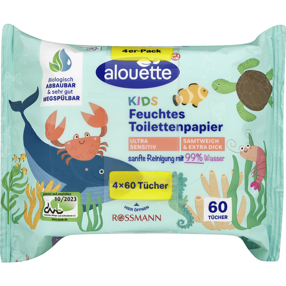 Alouette nem tualet salfet 4 paket usaq hessas