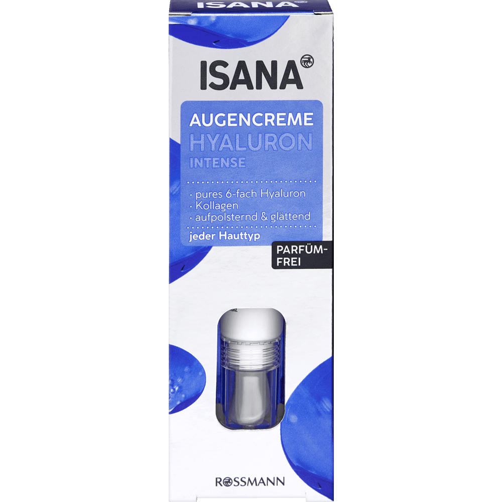 Isana hyaluron goz krem 15ml nemlendirici