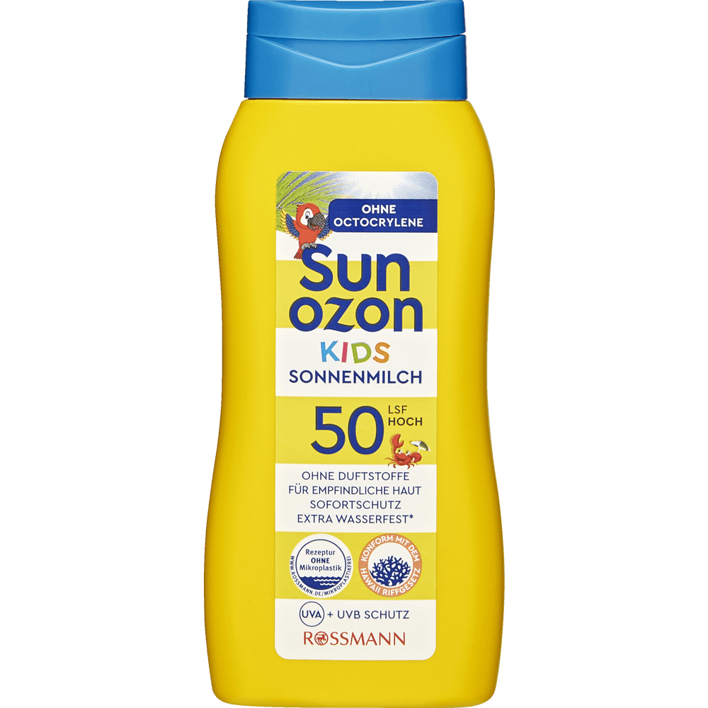 Sunozon usaq ucun gunes qoruyucu sud 50 ml 50spf
