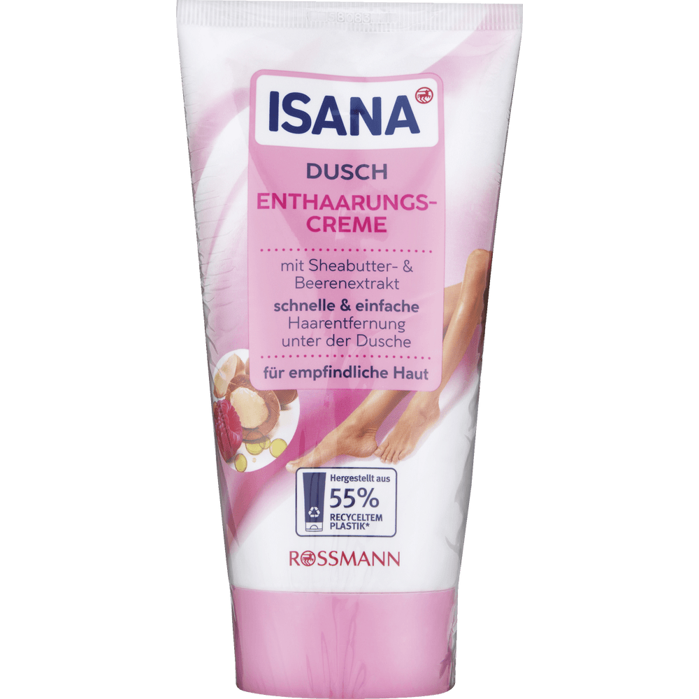 Isana depilasiya krem 150 ml dus ucun