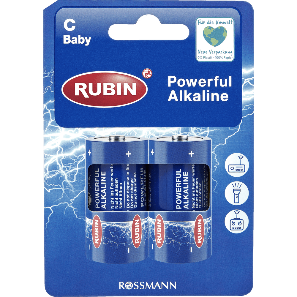 Rubin batareya alkaline baby c 2ed