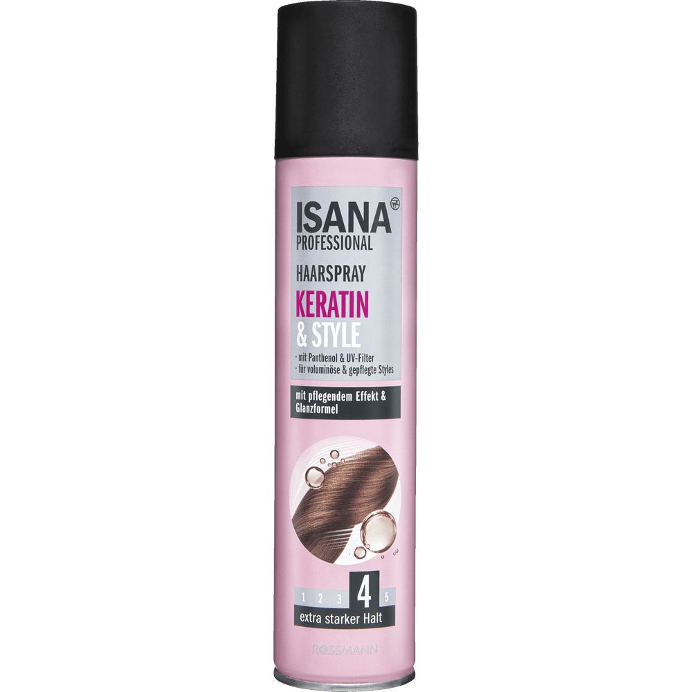 Isana prof sac lak 250 ml keratin no4