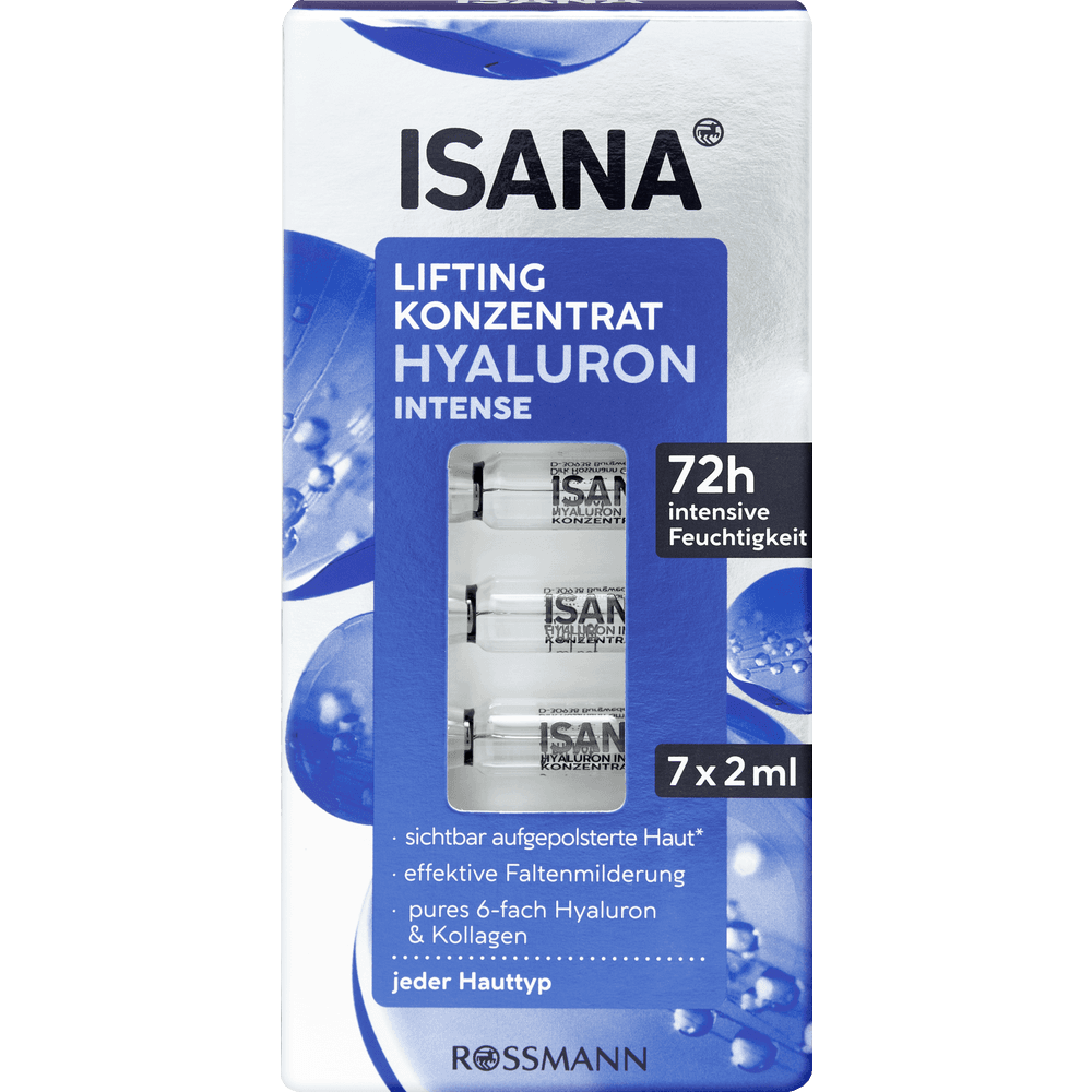Isana hyaluron uz ampul 7 eded 