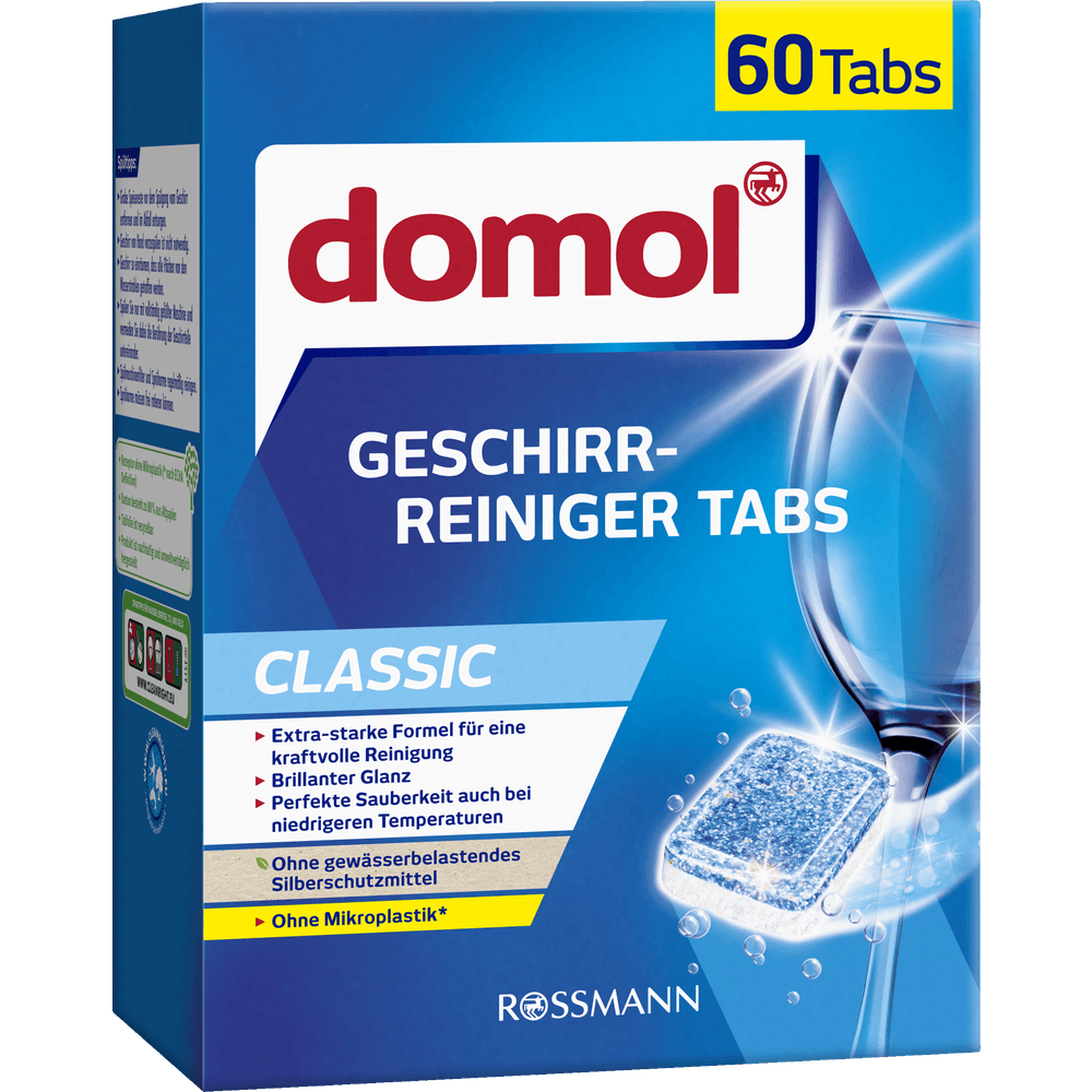 Domol qab yuyan masin ucun tablet klasik 60ed