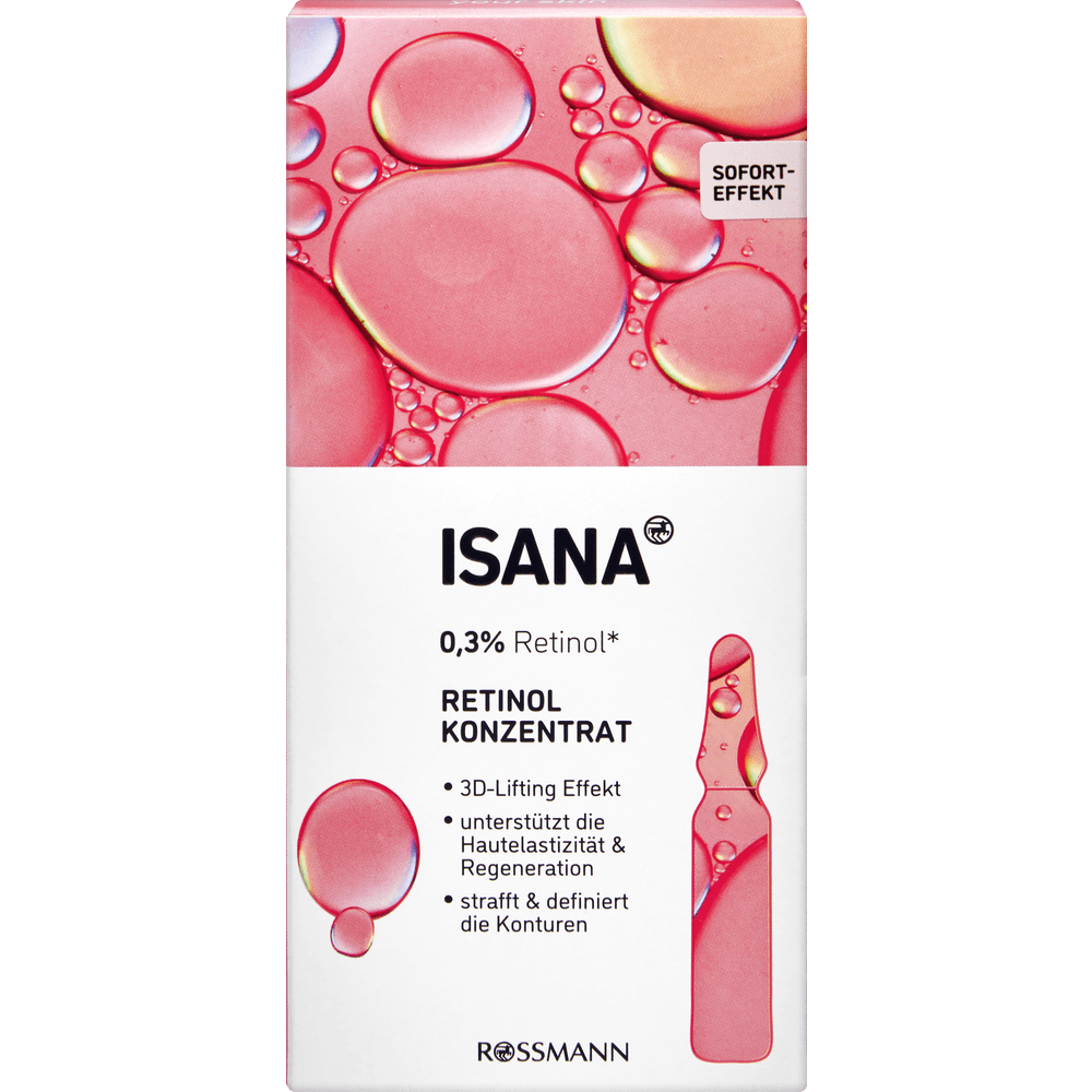 Isana uz ampul 7 eded retinol