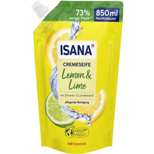 Isana maye sabun limon ve lime 850ml refill