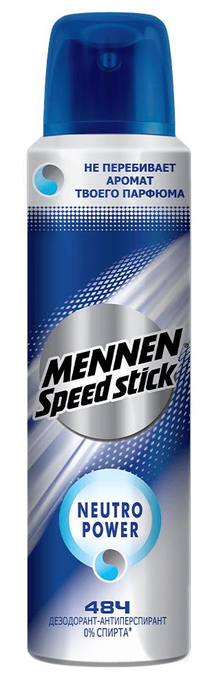 Mennen speed stick deo spray 150 ml neutro power