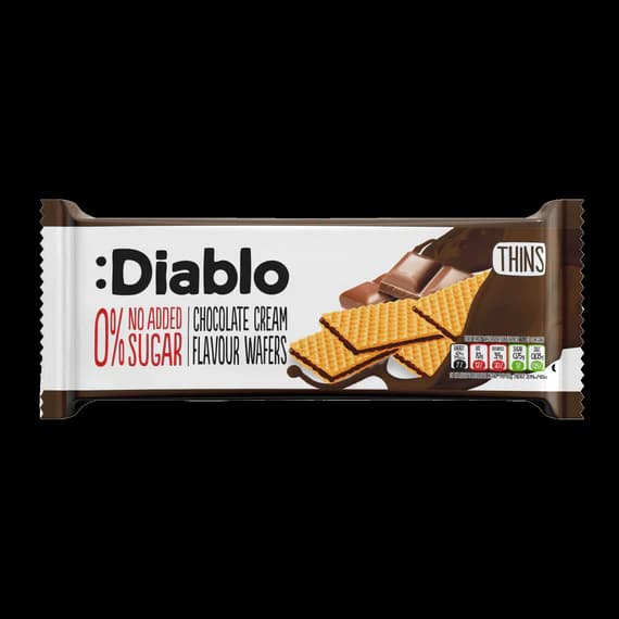 Diablo sekersiz vafli 150 qr sokolad