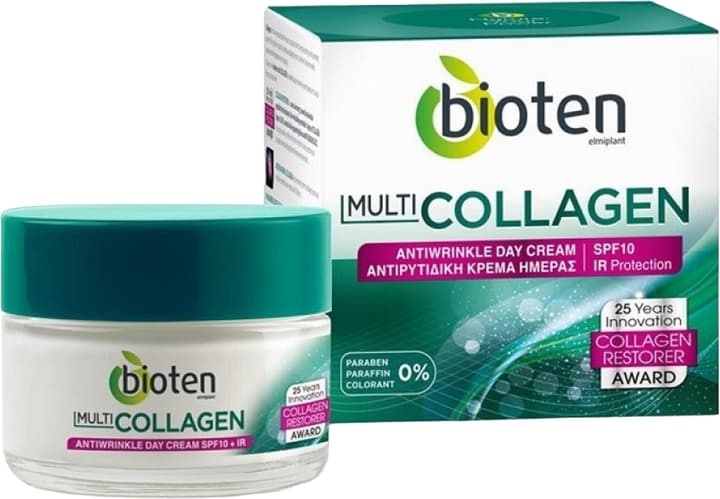Bioten multi collagen uz kremi 50 ml spf 10