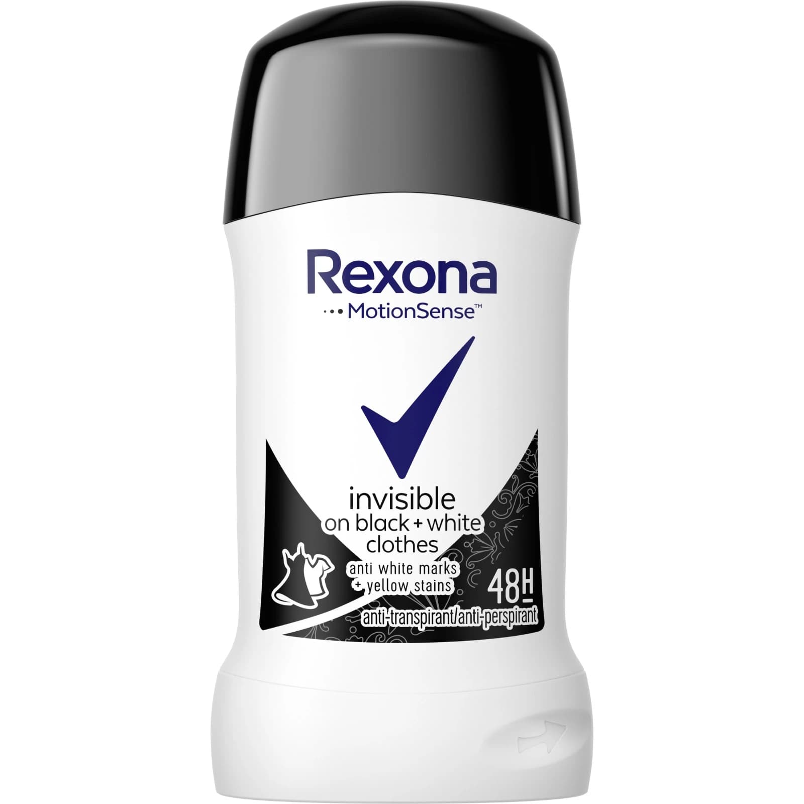 Rexona ap stick 40 ml invisible black & white