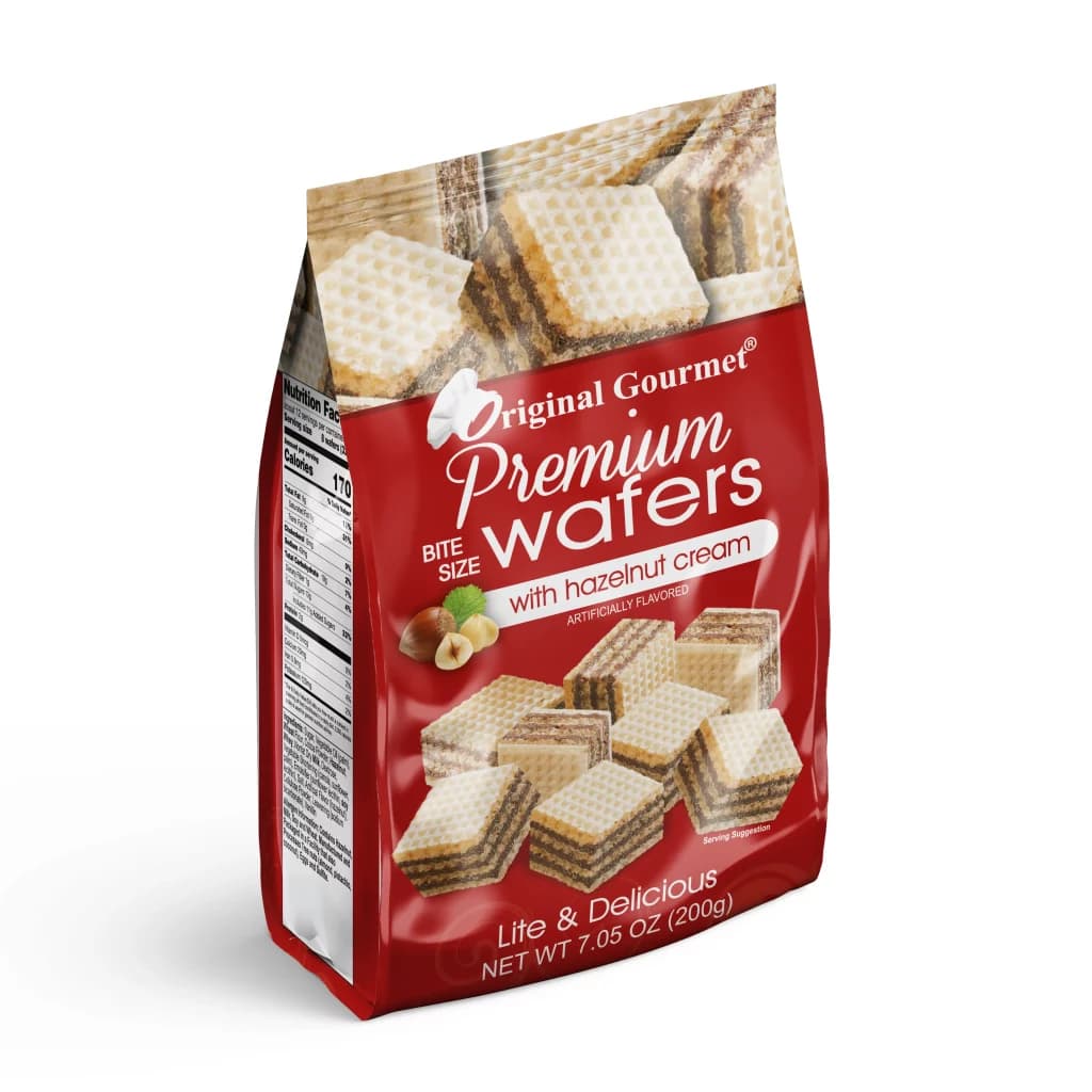 Original gourmet hazelnut wafers, 200 g