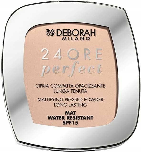Deborah milano 24ore perfect matlaşdırıcı kompakt pudra, 2