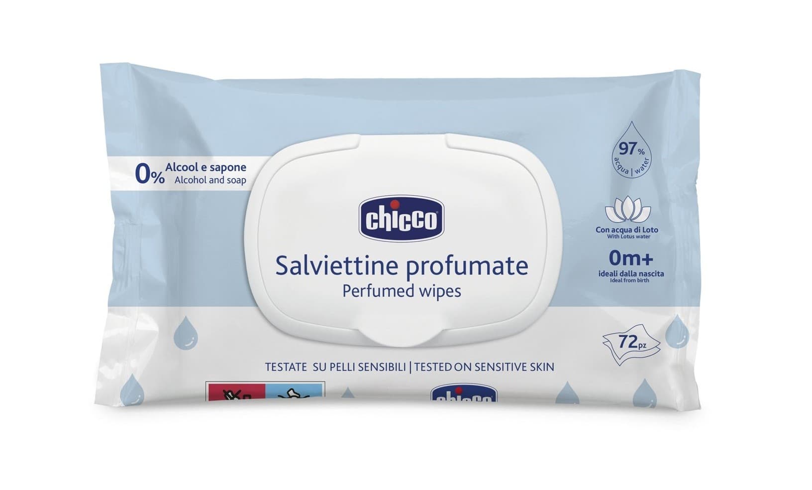 Chicco korpe ucun nem salfet 72ed