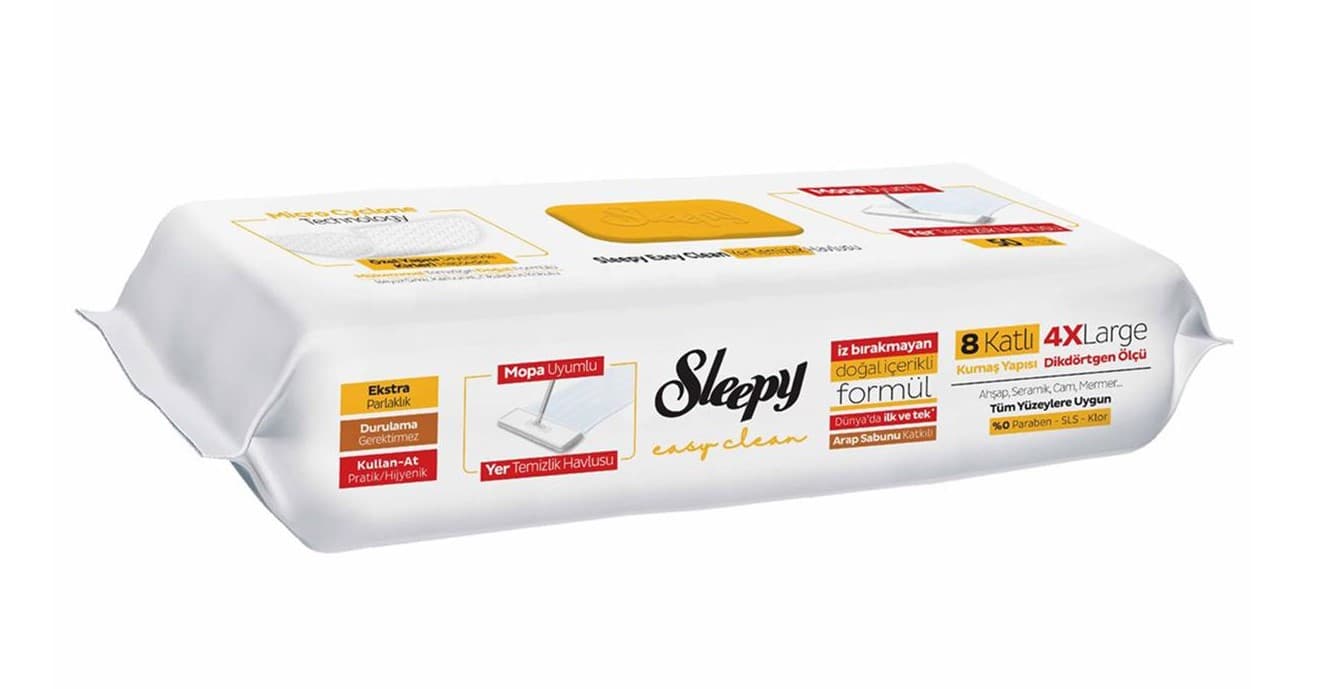 Sleepy doseme temizleyici salfet 50  ed sari