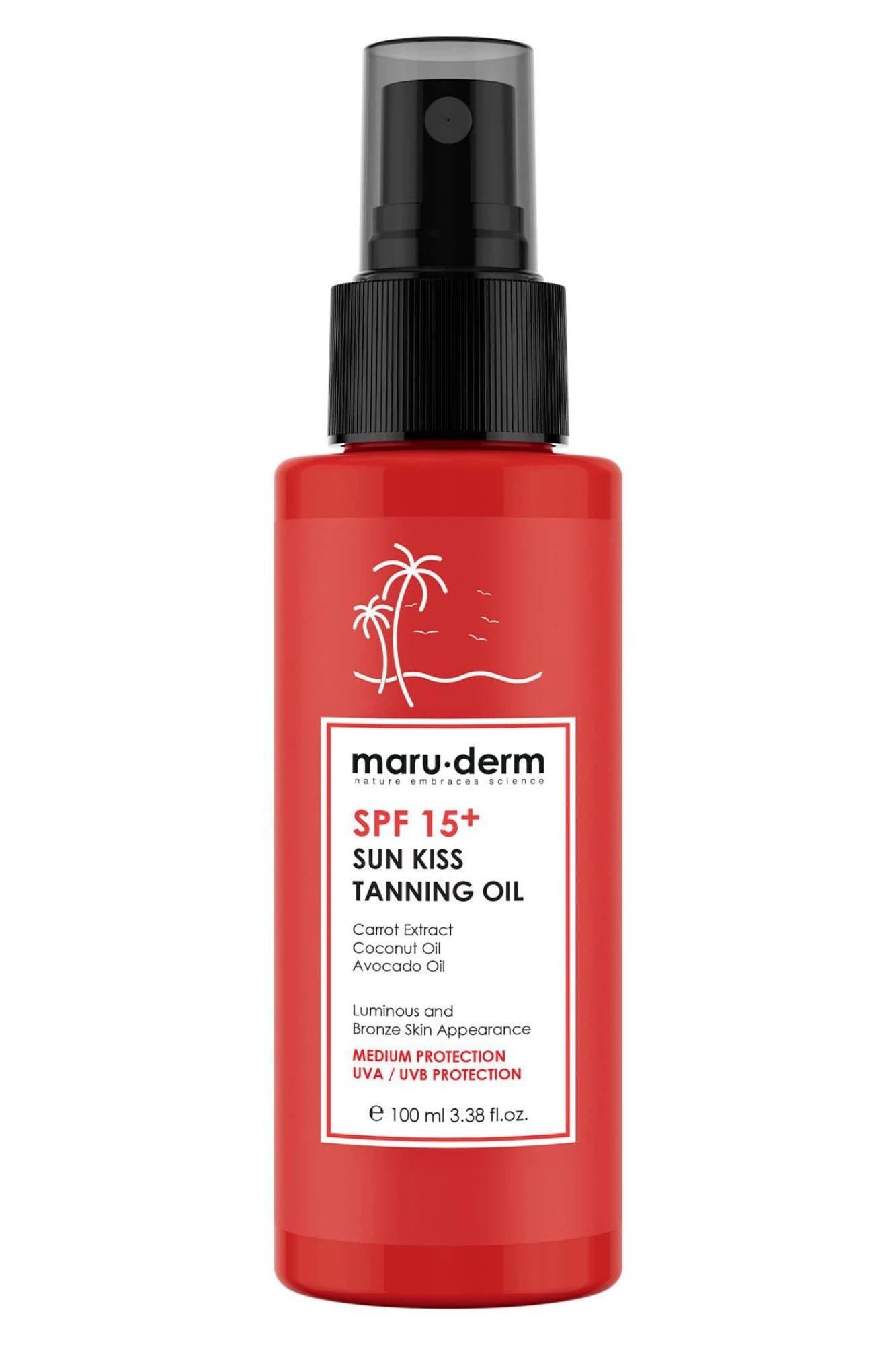 Maruderm bronzlasdirici yag spf15+ 100 ml