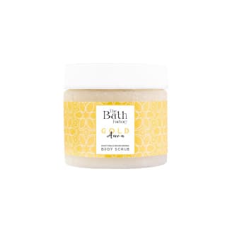 The bath factory gold aura shea body scrub