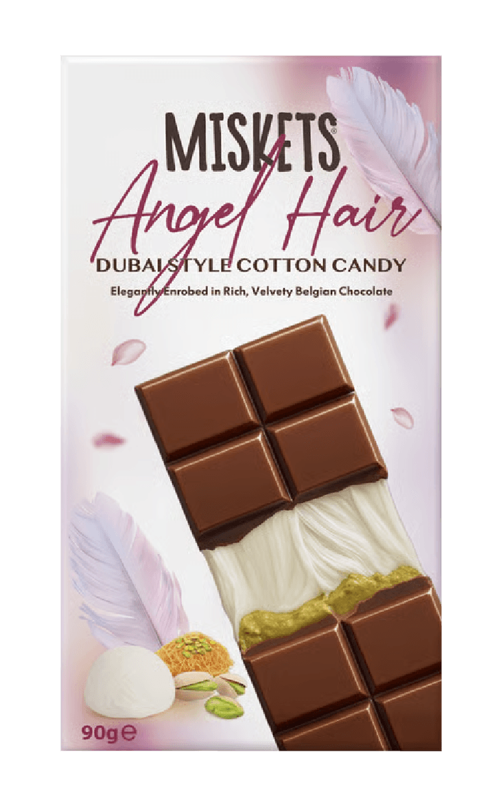 Miskets sokolad 90 qr angel hair