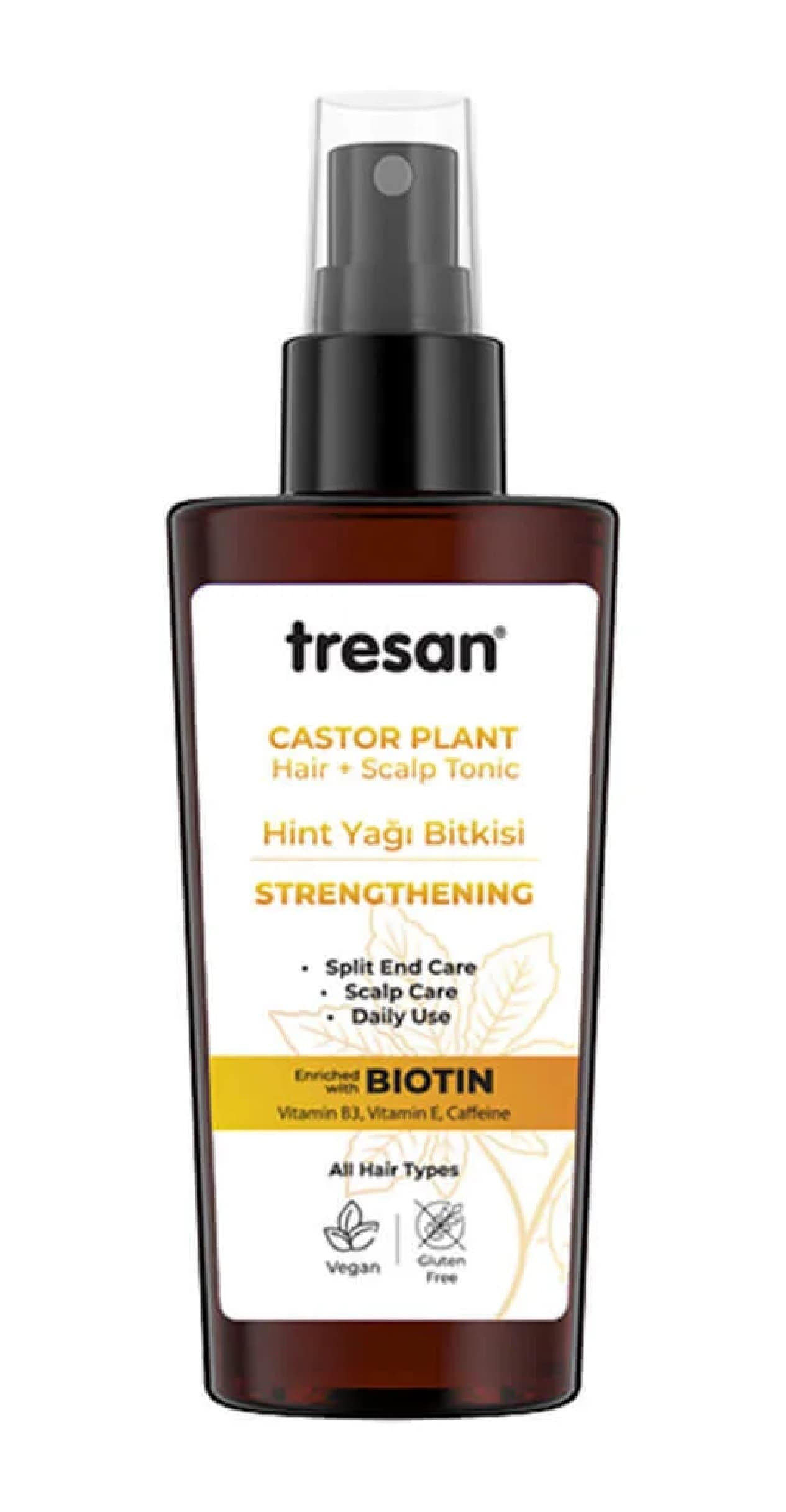 Tresan gənəgərçək yağlı saç toniki, 125 ml
