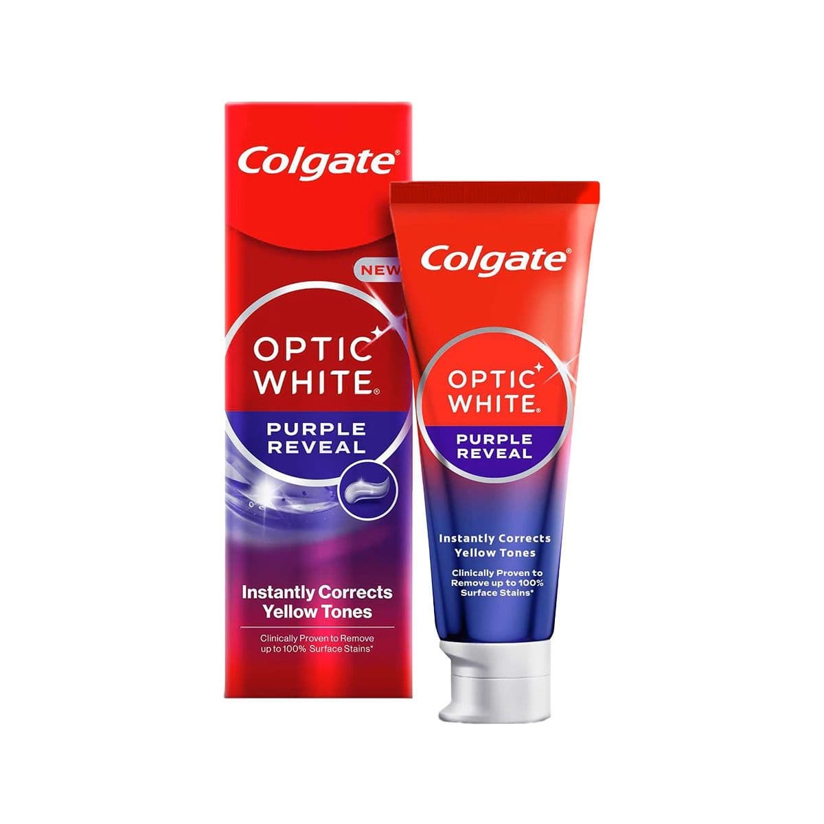 Colgate optic dis mecunu 75 ml white purple