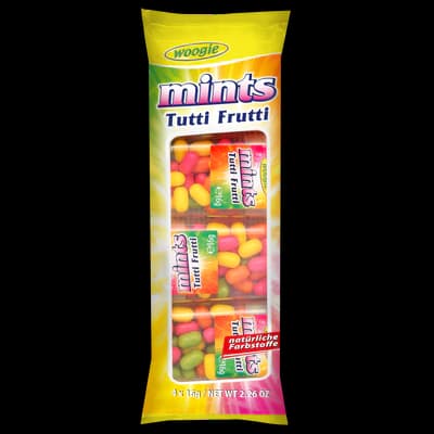 Woggie saqqiz tutti-frutti 64 qr