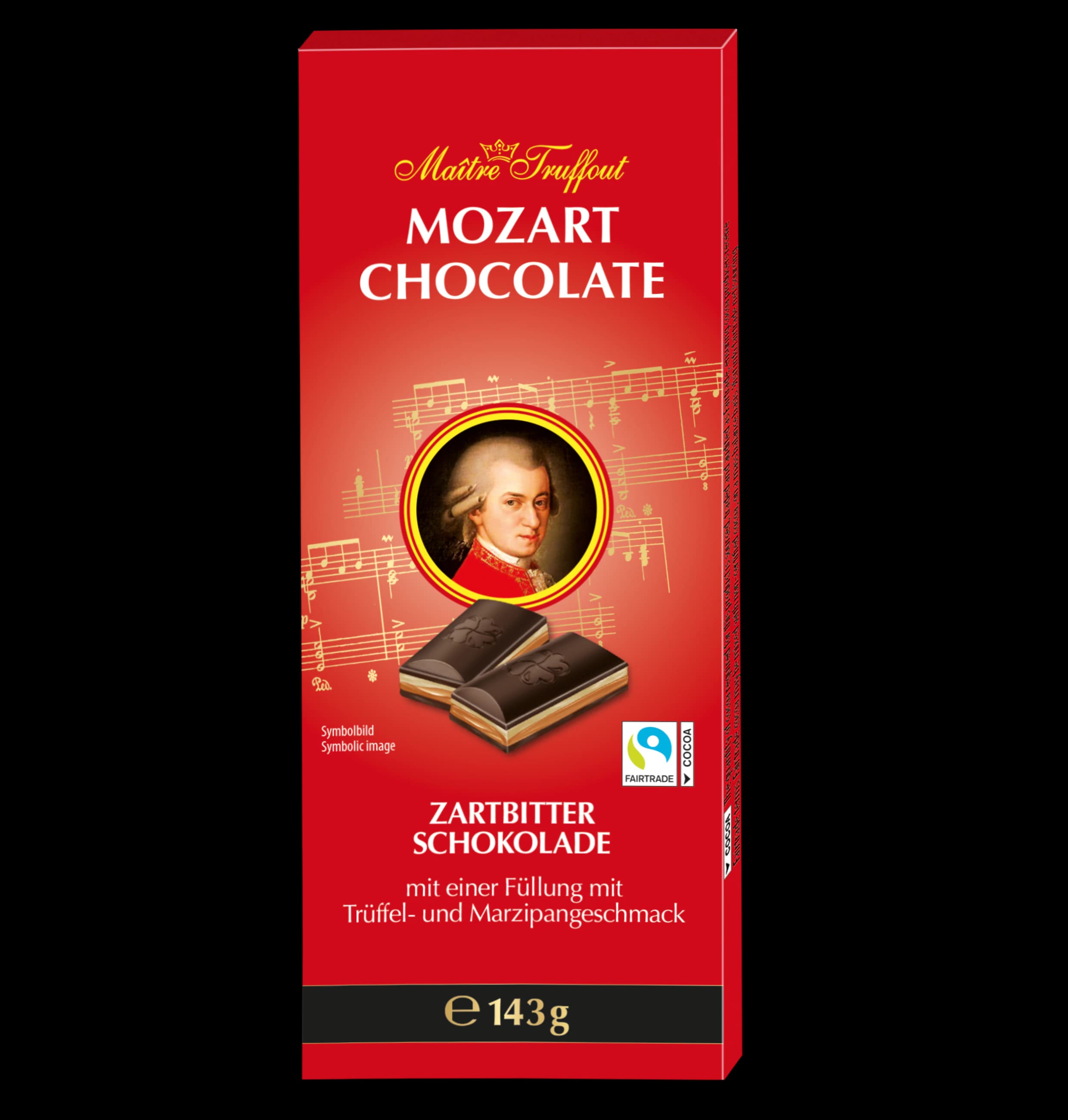 Maitre truffout mozart pltka sokolad 143 qr tund