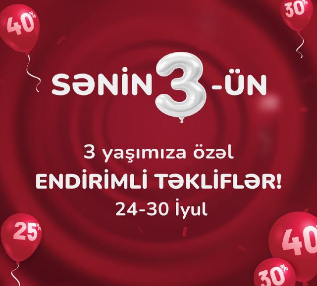 Your "3 for 3" Discount has started!