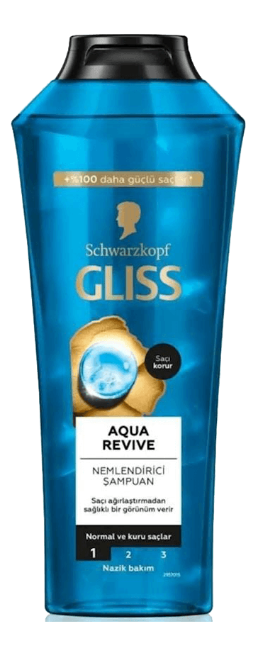 Schwarzk. gliss sampun 400ml aqua rive